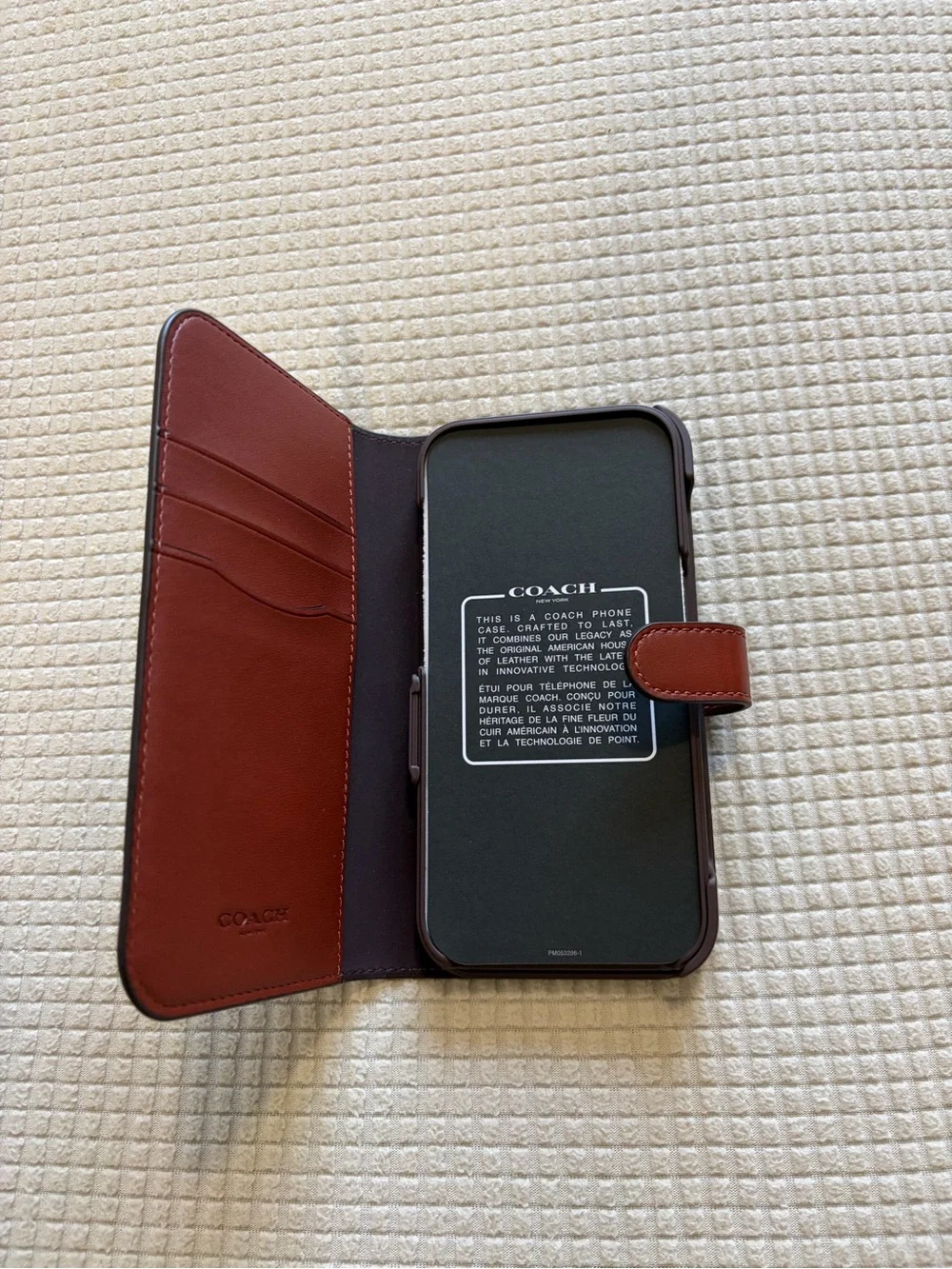 Coach folio case